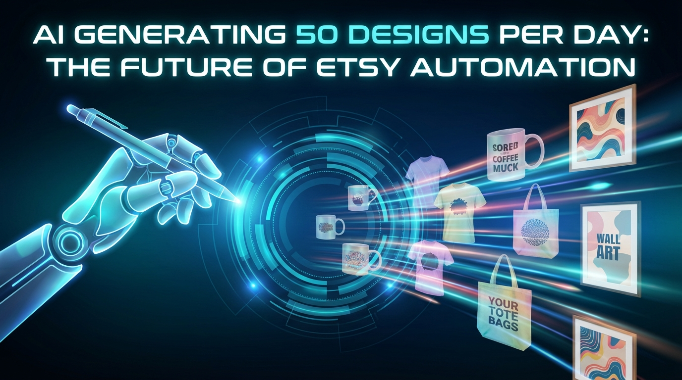 How to Create 50 Etsy Designs a Day Using AI